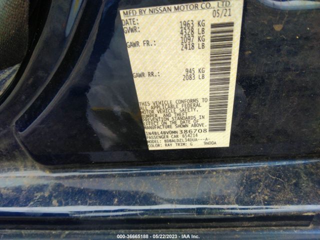 1N4BL4BV0MN386708 Nissan Altima 2.5 S