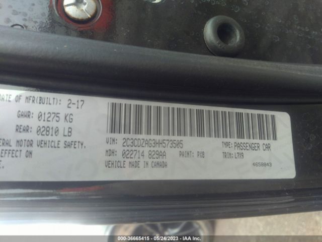 2C3CDZAG3HH573505 Dodge Challenger Sxt