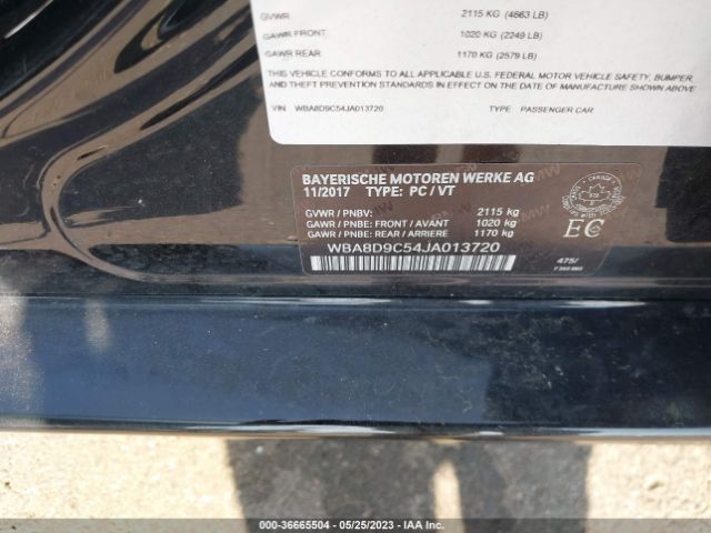 WBA8D9C54JA013720 BMW 3 Series 330i Xdrive