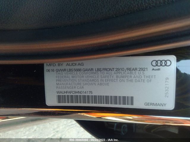 WAUHFAFC9HN014175 Audi S6 4.0t Premium Plus