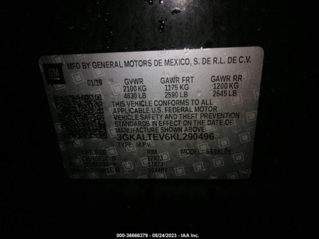 3GKALTEV6KL290496 GMC Terrain Sle