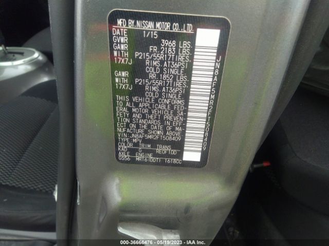 JN8AF5MR2FT508409 Nissan JUKE S