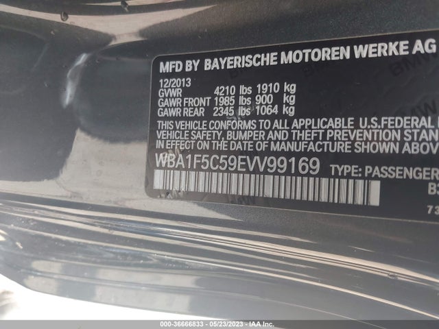 2014 BMW 2 Series, VIN: WBA1F5C59EVV99169