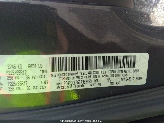 2C4RDGEG6GR353269 Dodge Grand Caravan R/t