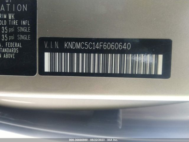 KNDMC5C14F6060640 KIA SEDONA EX
