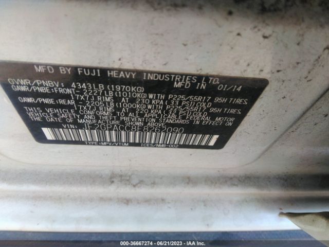 JF2GPACC8E8262090 Subaru Xv Crosstrek Premium