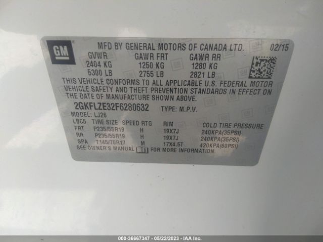 2GKFLZE32F6280632 GMC Terrain Denali