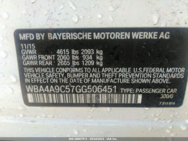WBA4A9C57GG506451 BMW 4 Series 428i