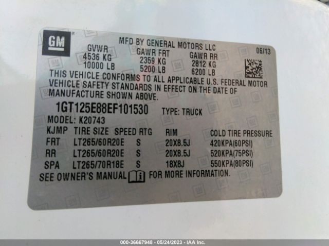 1GT125E88EF101530 GMC Sierra 2500hd Denali