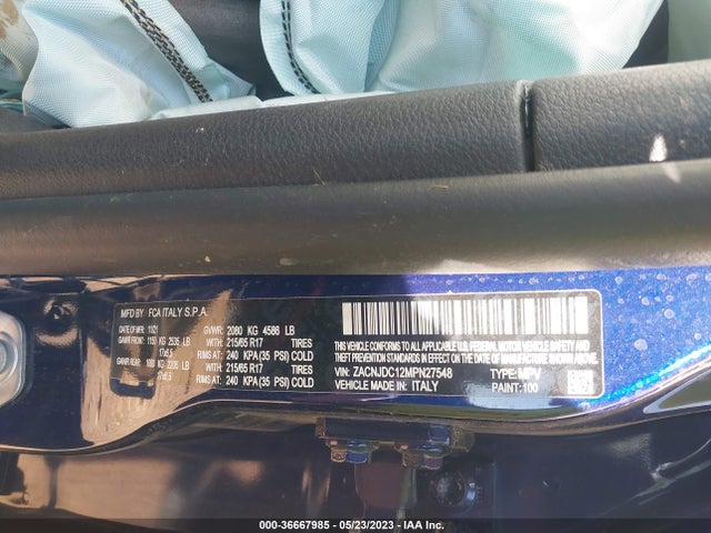 ZACNJDC12MPN27548 Jeep Renegade Trailhawk