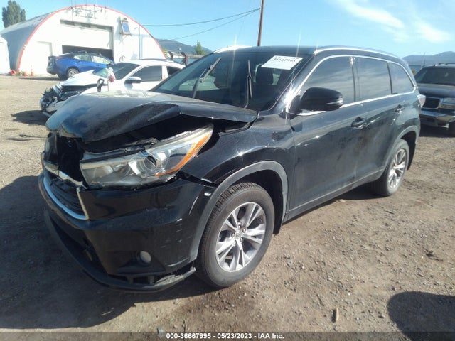 Toyota Highlander Xle 2015 5TDJKRFH0FS224441 Image 2