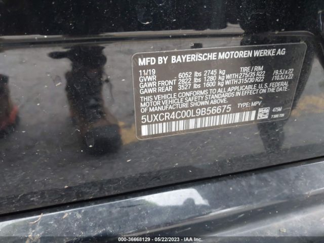 5UXCR4C00L9B56675 BMW X5 Sdrive40i