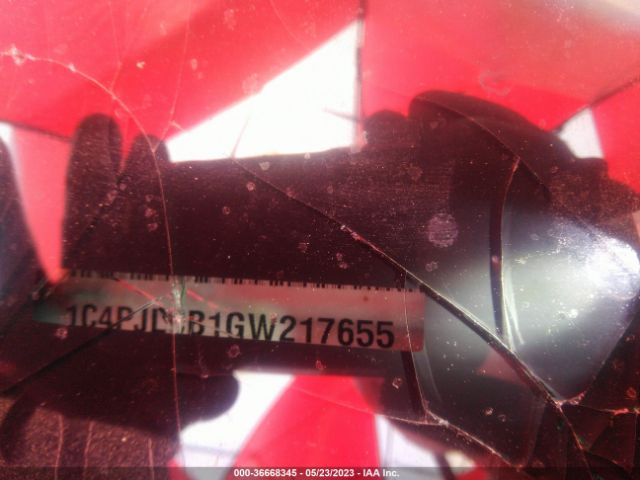 1C4PJLCB1GW217655 Jeep Cherokee Latitude