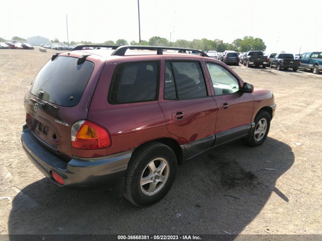 2003 HYUNDAI SANTA FE VIN: KM8SB12B63U386083