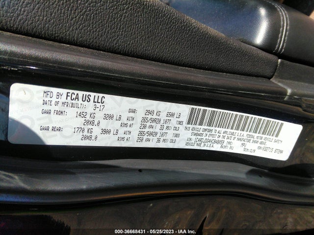 Dodge Durango 2017 1C4RDJDG4HC848059 Image 22