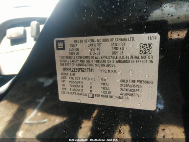 2GKFLZE39F6210741 GMC Terrain Denali