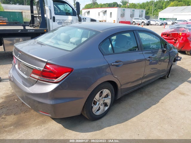Honda Civic Sedan Lx 2014 2HGFB2F57EH521921 Image 4