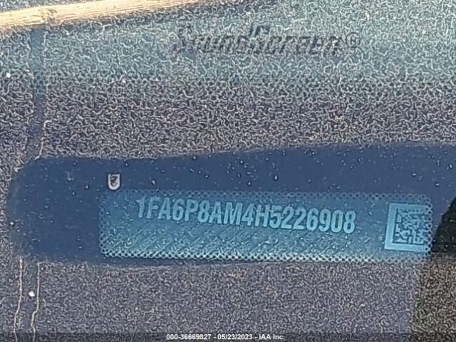 1FA6P8AM4H5226908 Ford Mustang V6