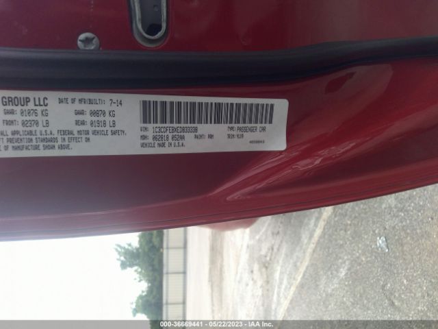 1C3CDFEBXED833338 Dodge DART GT