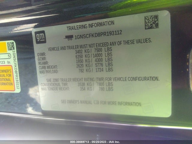 Chevrolet Suburban Premier 2023 1GNSCFKD8PR193112 Image 9
