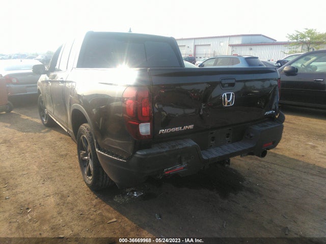 2022 HONDA RIDGELINE BLACK EDITION VIN: 5FPYK3F81NB011102