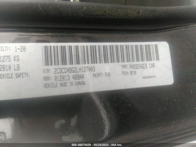 2C3CDXBG2LH127003 Dodge Charger Sxt