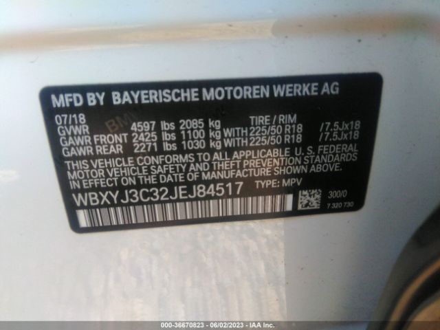 WBXYJ3C32JEJ84517 BMW X2 Sdrive28i