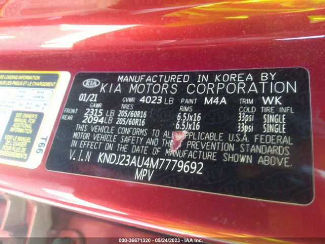 KNDJ23AU4M7779692 KIA SOUL S