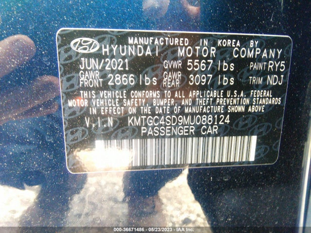 2021 Genesis G80, VIN: KMTGC4SD9MU088124