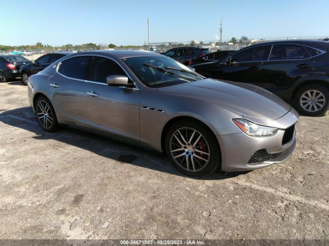 Продажа на аукционе авто 2016 Maserati Ghibli S, vin: ZAM57RSA4G1169112, номер лота: 36671587