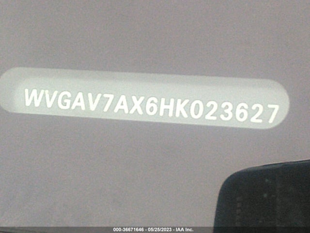 WVGAV7AX6HK023627 Volkswagen TIGUAN