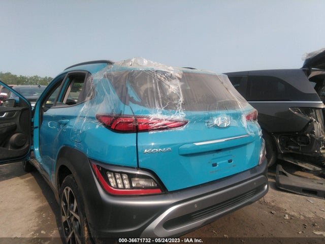 2022 HYUNDAI KONA LIMITED VIN: KM8K5CA33NU811159