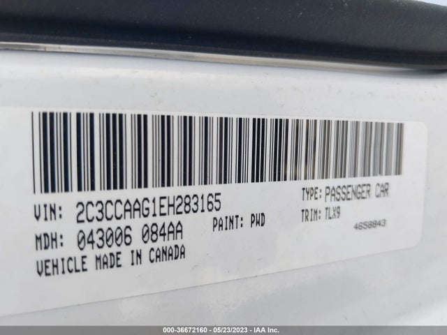 2C3CCAAG1EH283165 Chrysler 300