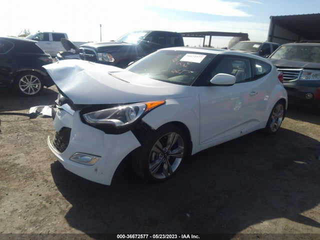 Hyundai Veloster Base W/gray 2014 KMHTC6AD9EU185959 Image 2