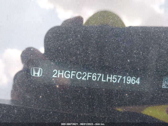 Honda Civic Sedan Lx 2020 2HGFC2F67LH571964 Image 11