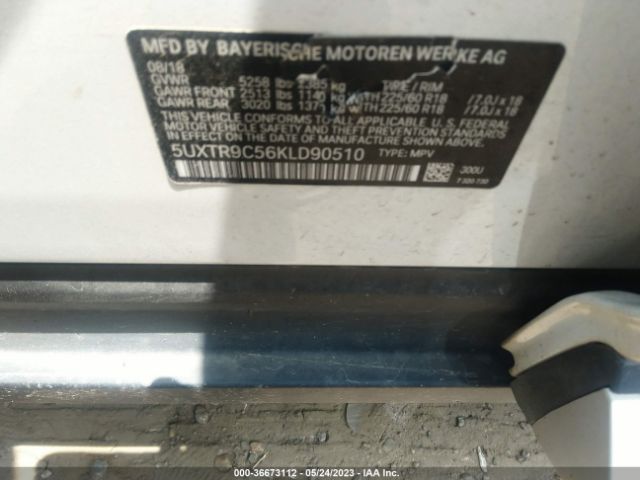 5UXTR9C56KLD90510 BMW X3 Xdrive30i