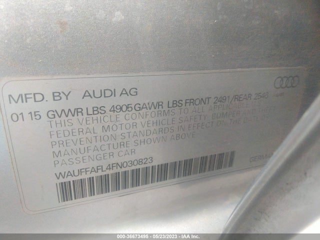 WAUFFAFL4FN030823 Audi A4 Premium Plus