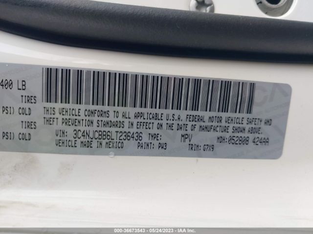 3C4NJCBB6LT236436 Jeep Compass Altitude