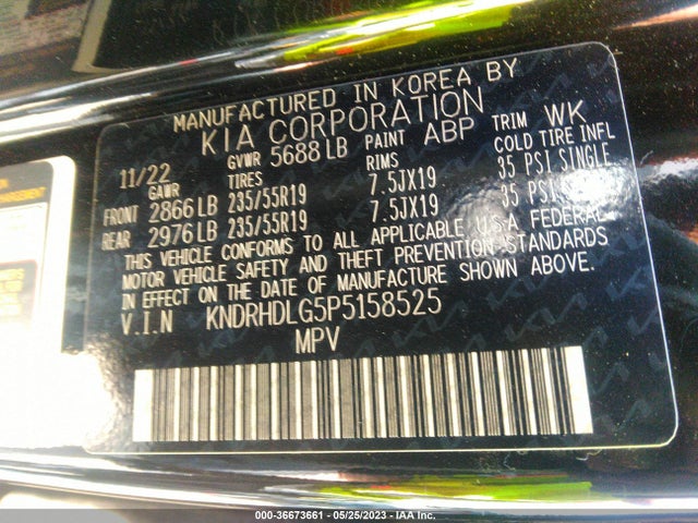 2023 Kia Sorento, VIN: KNDRHDLG5P5158525
