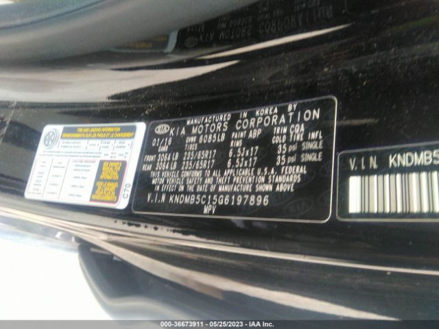 KNDMB5C15G6197896 KIA SEDONA LX