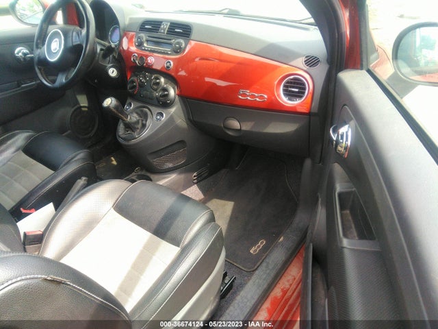 2013 FIAT 500 TURBO VIN: 3C3CFFHHXDT608677