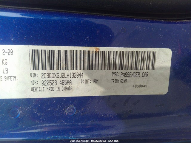 Dodge Charger Scat Pack Widebody 2020 2C3CDXGJ2LH132044 Image 9