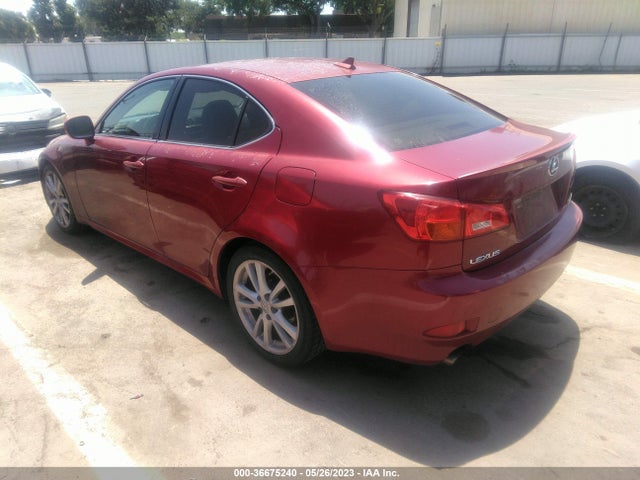 2007 LEXUS IS 250 VIN: JTHBK262975049233