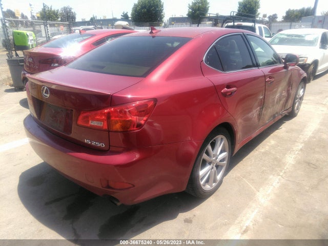 2007 LEXUS IS 250 VIN: JTHBK262975049233