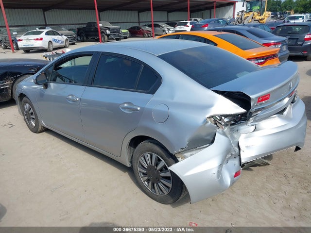 Honda Civic Sedan Lx 2014 2HGFB2F59EH525551 Image 3