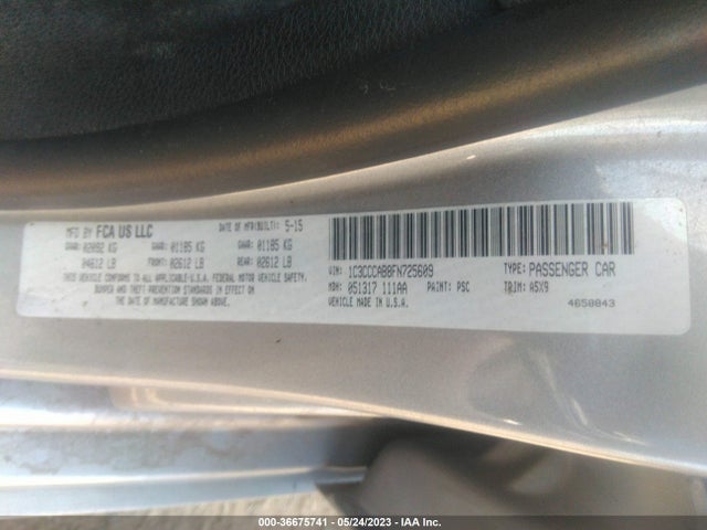 1C3CCCAB8FN725609 Chrysler 200 Limited