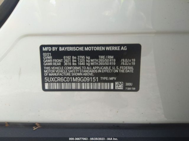 5UXCR6C01M9G09151 BMW X5 Xdrive40i