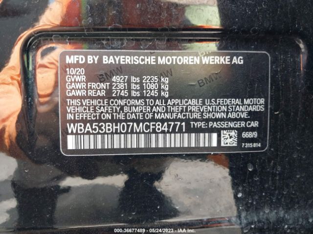 WBA53BH07MCF84771 BMW 5 Series 530i