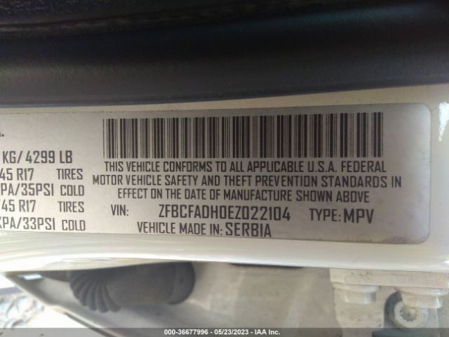 ZFBCFADH0EZ022104 Fiat 500L TREKKING