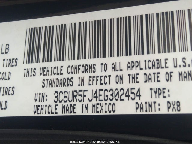3C6UR5FJ4EG302454 RAM 2500 Laramie